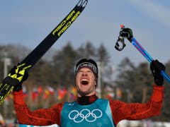 Vierte olympische Goldmedaille: Dario Cologna avancierte in Pyeongchang zum erfolgreichsten Schweizer Winter-Olympioniken (Bild: KEYSTONE/GIAN EHRENZELLER)