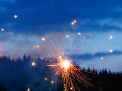 1. August - Feuerwerk in Wolhusen (Bild: Josef Lustenberger)