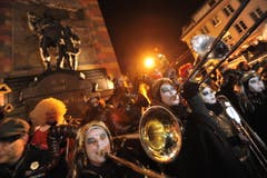 Eintrommeln in Altdorf. (Bild: Urs Hanhart / Neue UZ)