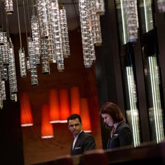 Reception des neuen Luxushotels «Chedi» (Bild: Pius Amrein / Neue LZ)