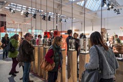 Die Ausstellung fand am Wochendende in der Zuger Shedhalle statt. (Bild: Christian H.Hildebrand, Neue ZZ)