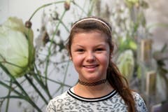 «Floristin ist nicht mein Wunschberuf. Meine Favoriten sind Zeichnerin und Dekorationsnäherin», sagt Michelle Kempf (13) aus Seedorf. (Bild: Nadia Schärli / Neue LZ)
