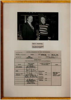 .. der Mann vom Mond, Neil Armstrong ... (Bild: Aus dem Archiv von Hanny Buholzer)