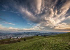 Föhnstimmung auf dem Zugerberg (Bild: Daniel Hegglin)