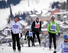 Engadin Skimarathon: Laeufergruppe (Bild: Swiss Image / Andy Mettler)