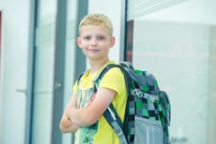 Matteo Büttiker: «Ich freue mich bereits jetzt auf die Oberstufe, vor allem wegen der neuen Fächer, besonders Chemie und Physik.» (Bild: Dominik Wunderli (Neue LZ))