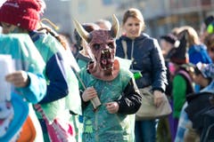 Auch "gfürchige" Masken waren dabei. (Bild: Maria Schmid (Neue ZZ))