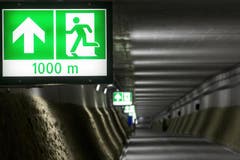 Fluchtweg für den Notfall. (Bild: Keystone / Alexandra Wey)