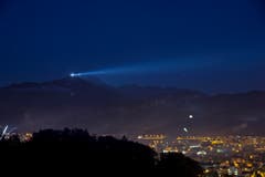 Stanserhorn-Beamer am 1. August. (Bild: Urs Hubacher)