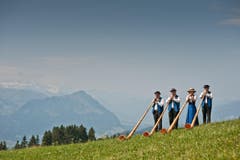 Auf dem Bild zu sehen ist das Quartett der ABV Luzern. (Bild: Pius Amrein (Neue LZ))