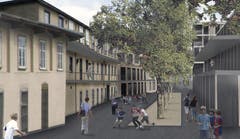 «Wohnpark Teiggi / Gemeindehaus-Areal» (Bild: Visualisierung PD)