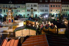 Weihnachtsmarkt in Weimar ist beschädigt. (Bild: Keystone)