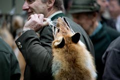 Neben dem grossen Markt fand auch eine Tombola und der Auftritt der Jagdhornbläser statt. (Bild: Pius Amrein (Neue LZ))