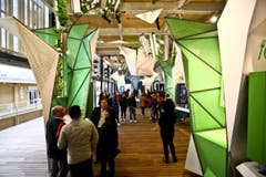 Der Pavillion der Vereinigten Staaten von Amerika. (Bild: MOURAD BALTI TOUATI)