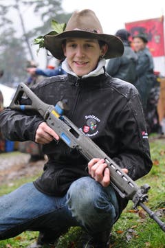 Rütlischiessen-Debütant Andy Amacher aus Oberdorf. (Bild: Urs Hanhart / Neue UZ)