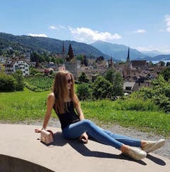 In Zug, Aussichtsplatz Guggi: #Zug#Switzerland (Bild: sayapina_d / Russland)