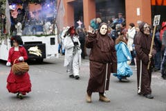 Einige Impressionen vom Fasnachtsumzug in Rotkreuz. (Bild: Patrick Hürlimann (Neue Zuger Zeitung))