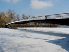 Unterwegs auf dem Kantisteg. Geht es nun endlich bald Richtung Frühling? (Bild: Niklaus Rohrer)