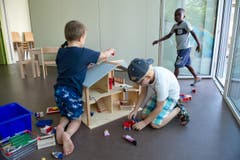 Insgesamt kostete die Sanierung der Schulanlage inklusive Neubau 10,32 Millionen Franken. Das ist rund eine halbe Million weniger als ursprünglich geplant. (Bild: Dominik Wunderli / Neue LZ)