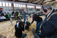 Auch das Fernsehen macht Aufnahmen. (Bild: Roger Zbinden / Neue ZZ)