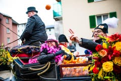 Einige Impressionen des Fasnachtsumzugs in Horw. (Bild: Roger Gruetter)