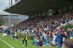 Volle Tribüne auf der Hertallmend. (Bild: Maria Schmid)