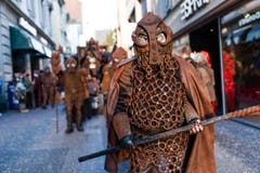 Einige Impressionen des Umzugs der Kultur Ur-Fastnächtler. (Bild: Roger Gruetter)