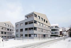Wohnbauten AWZ, Oberägeri (Seestrasse, Silbergasse) - Graber & Steiger Architekten, 2011. (Bild: Baudirektion Kanton Zug)
