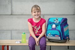 Eveline Burkard (6): «Ich freue mich, dass ich bald rechnen kann.» (Bild: Pius Amrein (Neue LZ))
