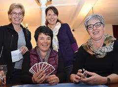 Edith Bachmann (links), Uschi Muri, Yvonne Joller und Yvonne Martin. (Bild: Claudia Surek)