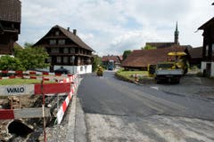 Die Arbeiten kommen voran. (Bild: Dominik Wunderli (Neue LZ))
