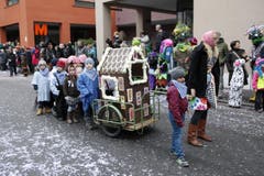 Einige Impressionen vom Fasnachtsumzug in Rotkreuz. (Bild: Patrick Hürlimann (Neue Zuger Zeitung))