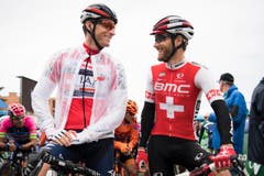 Der Schweizer Martin Elmiger vom Team Iam Cyling. (Bild: Keystone / Gian Ehrenzeller)