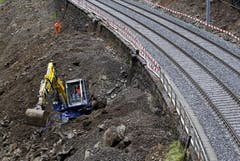 Die Bahnstrecke ist frei. (Bild: Keystone)