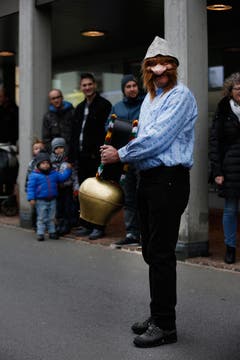 Einige Impressionen vom inoffiziellen Fasnachtsumzug Cham, beim Rigiplatz. (Bild: Patrick Hürlimann (Neue Zuger Zeitung))