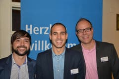 Die Genossenschaft Migros Luzern war vertreten durch Adrian Zumbühl, Flavio Weber und Dominik Haltiner (von links).