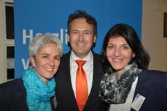 Von links: Cornelia Weibel, Daniel von Arx und Monika Mattmann von der Luzerner Kantonalbank AG.