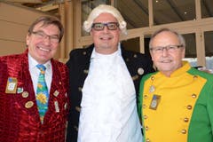 Heinz Sperl, Simon Baumgartner und Rolf Keller (Bild: Claudia Surek)