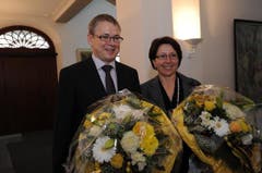 Urban Camenzind (links) und Barbara Bär. (Bild: Urs Hanhart/Neue UZ)