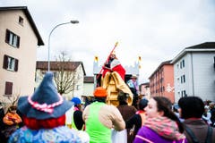 Einige Impressionen des Fasnachtsumzugs in Horw. (Bild: Roger Gruetter)
