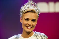 Die neue Miss Schweiz: Dominique Rinderknecht. (Bild: Keystone)
