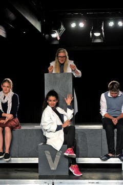 Jugendtheater Ruswil im Tropfstei (Bild: Nadia Schärli / Neue LZ)