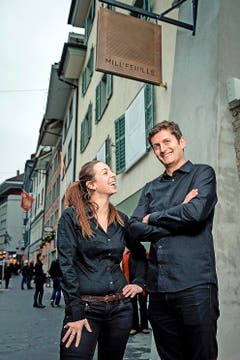 Restaurant Mill'Feuille Nadine Sarg und Pascal Wirz wirten seit Anfang Dezember am Mühlenplatz (Ex-Café Hug). Mit grosser Auswahl an kleinen Gerichten will das Mill’Feuille die Luzerner anlocken. Täglich 8–0.30 Uhr geöffnet. (Bild: Philipp Schmidli)