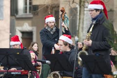 Es gab auch musikalische Unterhaltung. (Bild: Maria Schmid / Neue ZZ)