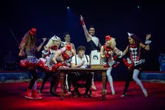 Clown David Larible aus Italien mit Crew. (Bild: PD / Katja Stuppia, Circus Knie)