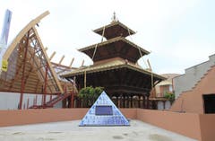 Der Pavillion von Nepal in der Aussenansicht. (Bild: STEFANO PORTA)