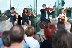 Die Band Classycool aus Grossbritannien (Bild: Boris Bürgisser / Neue LZ)