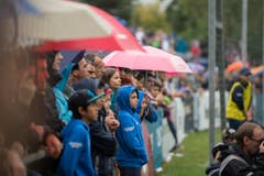 Sie trotzen dem Regen. (Bild: Maria Schmid)