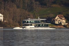 Testfahrt des neuen SGV Katamaran am 14. März 2018 (Bild: Michael Burri)