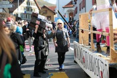 Impressionen vom Faschall Umzug in Allenwinden. (Bild: Roger Zbinden (Neue LZ))